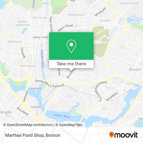 Marthas Food Shop map