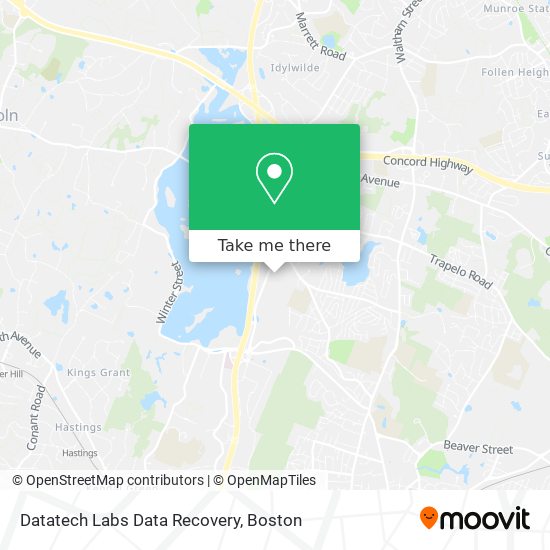 Mapa de Datatech Labs Data Recovery