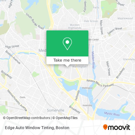 Edge Auto Window Tinting map