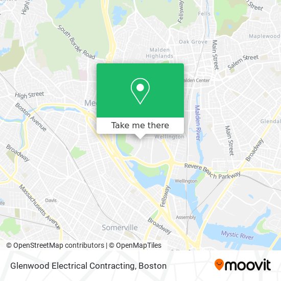 Glenwood Electrical Contracting map