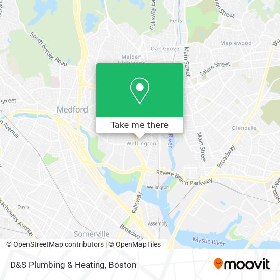 D&S Plumbing & Heating map