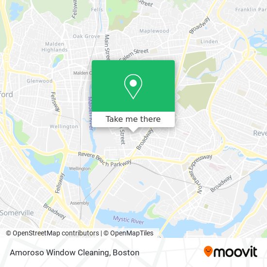 Amoroso Window Cleaning map