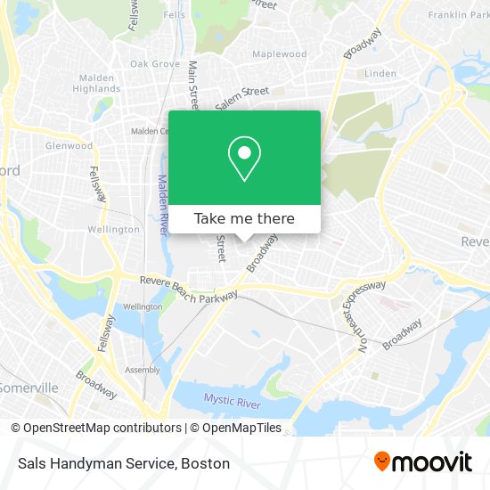 Sals Handyman Service map