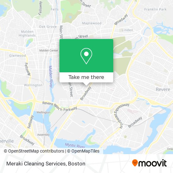 Mapa de Meraki Cleaning Services