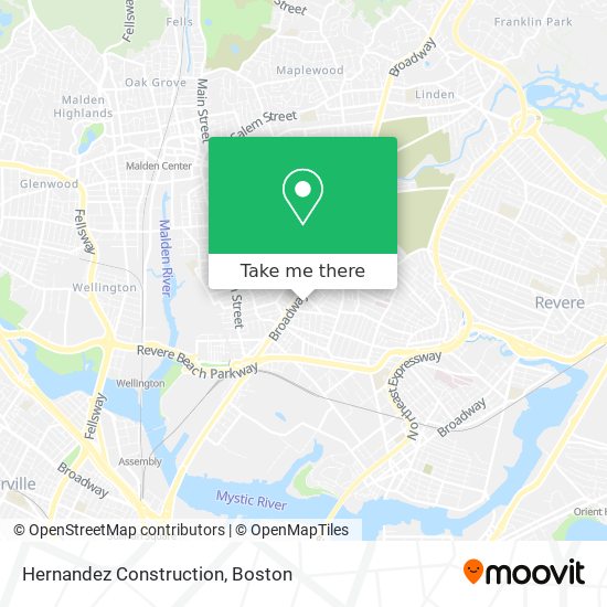 Hernandez Construction map