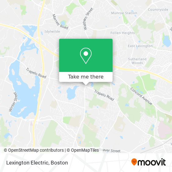 Mapa de Lexington Electric