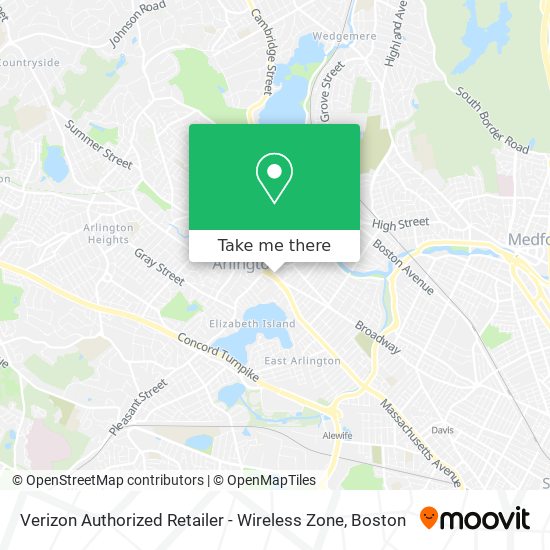 Verizon Authorized Retailer - Wireless Zone map