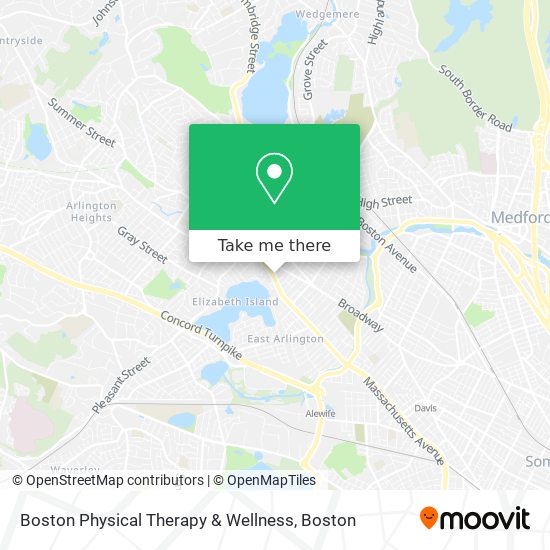 Boston Physical Therapy & Wellness map