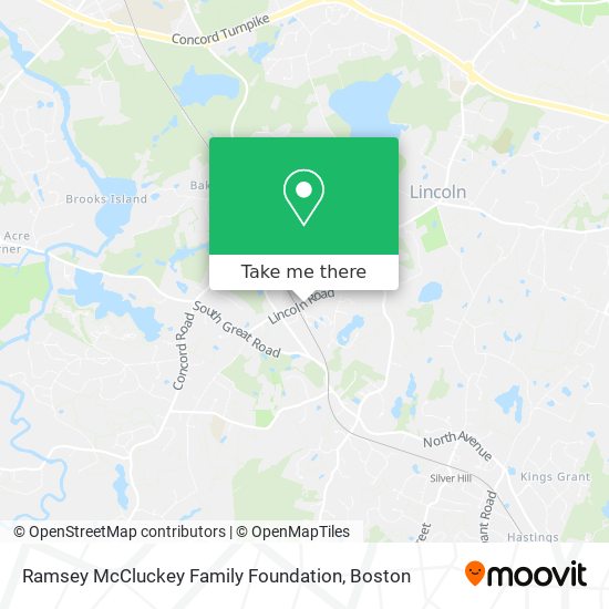 Ramsey McCluckey Family Foundation map