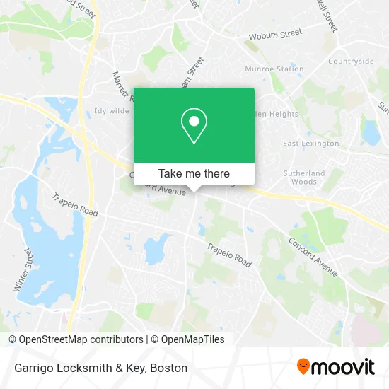 Garrigo Locksmith & Key map