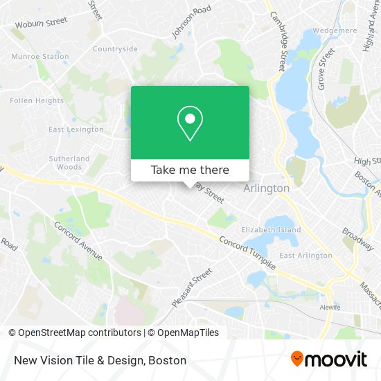 Mapa de New Vision Tile & Design