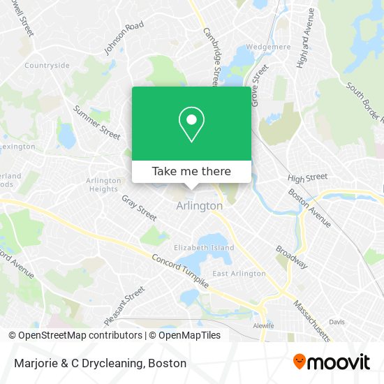 Marjorie & C Drycleaning map