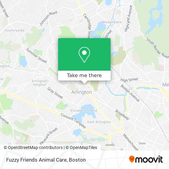 Fuzzy Friends Animal Care map