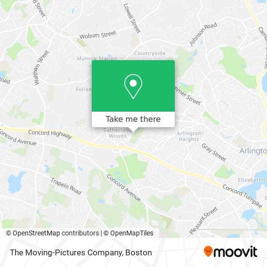 The Moving-Pictures Company map
