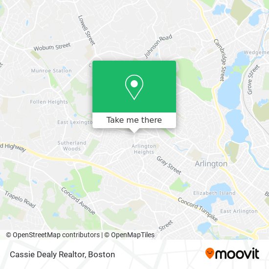 Cassie Dealy Realtor map