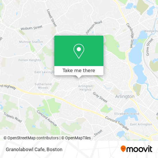 Granolabowl Cafe map