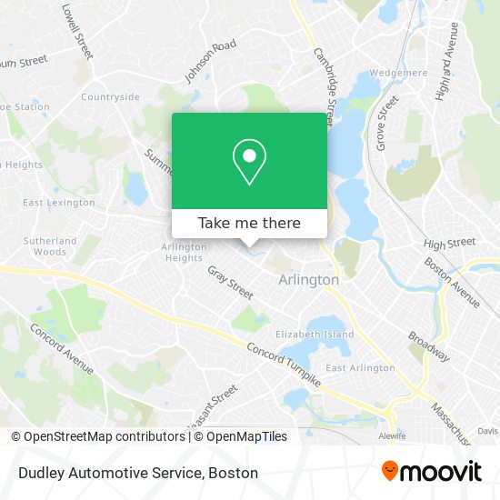 Mapa de Dudley Automotive Service