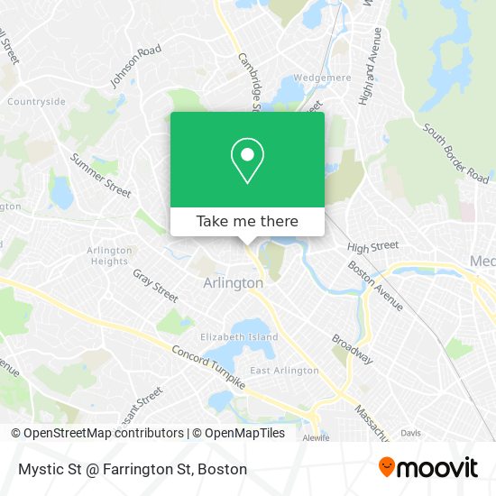 Mystic St @ Farrington St map