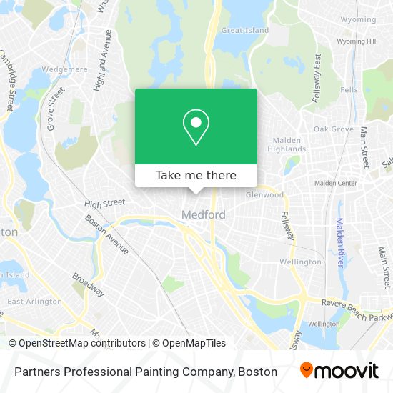 Partners Professional Painting Company map