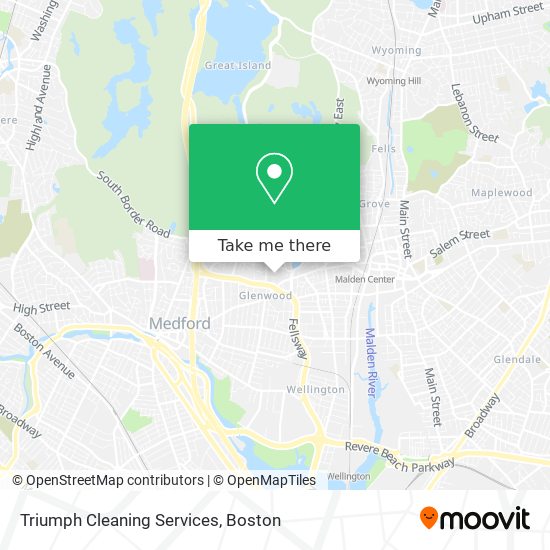 Triumph Cleaning Services map