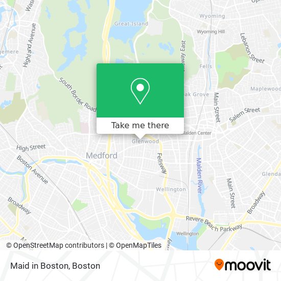 Maid in Boston map