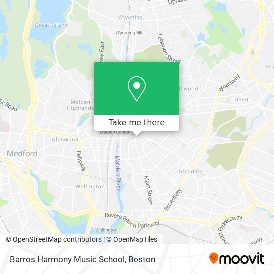 Barros Harmony Music School map