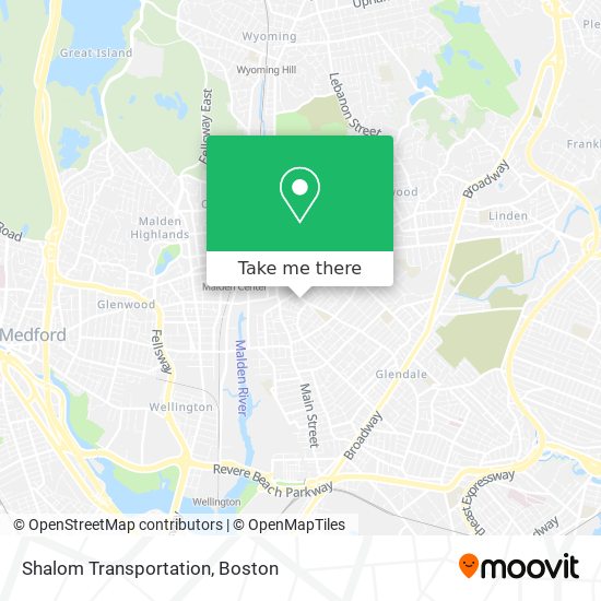 Mapa de Shalom Transportation