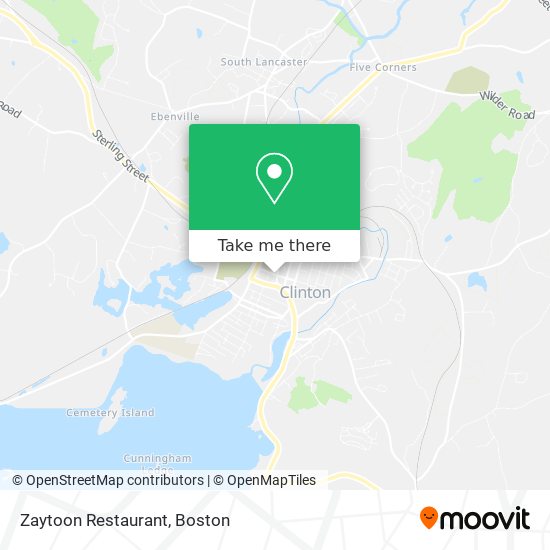 Mapa de Zaytoon Restaurant