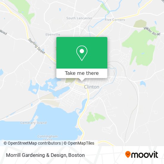 Morrill Gardening & Design map