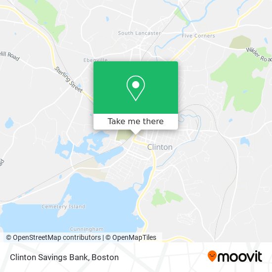 Clinton Savings Bank map
