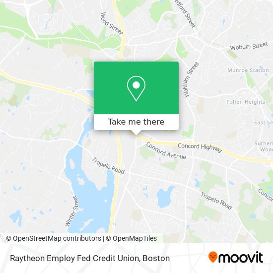 Mapa de Raytheon Employ Fed Credit Union