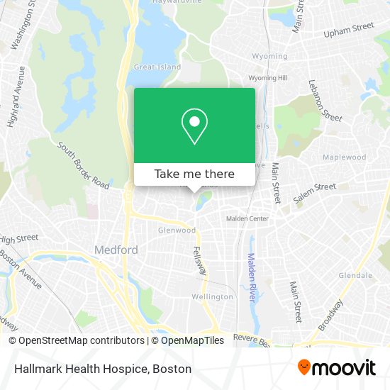 Mapa de Hallmark Health Hospice