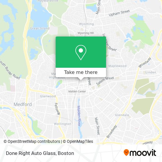 Done Right Auto Glass map