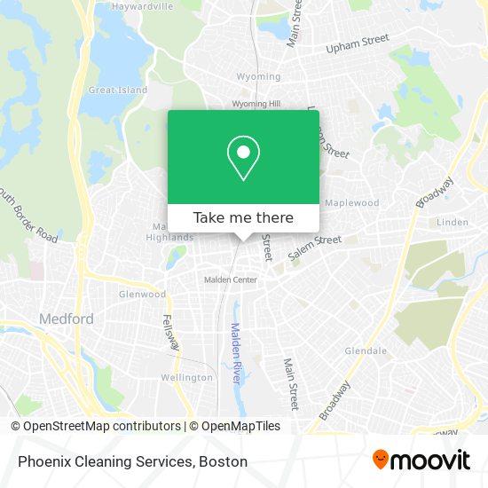 Mapa de Phoenix Cleaning Services