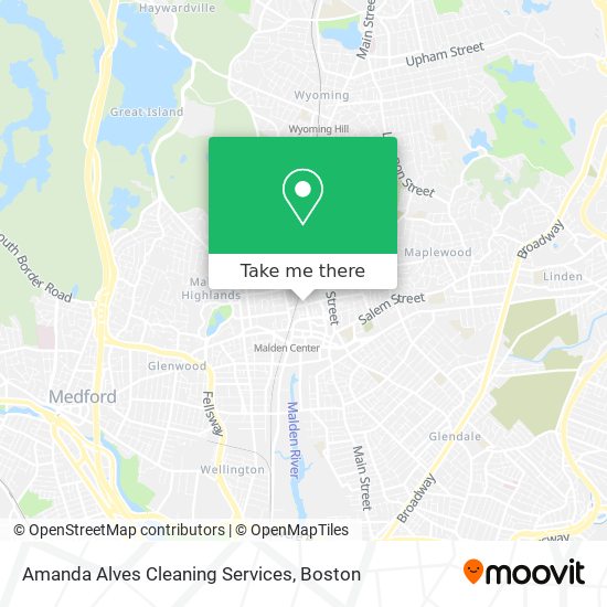 Mapa de Amanda Alves Cleaning Services