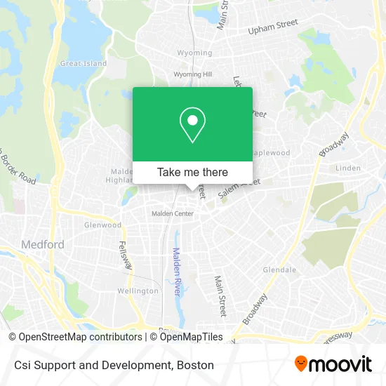 Csi Support and Development map