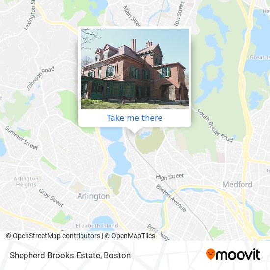 Mapa de Shepherd Brooks Estate
