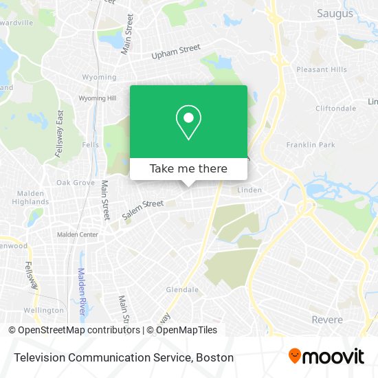 Mapa de Television Communication Service