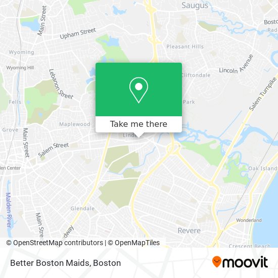 Mapa de Better Boston Maids