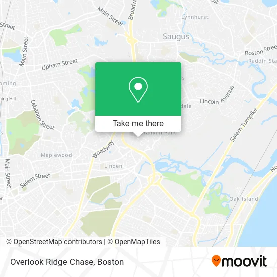 Overlook Ridge Chase map