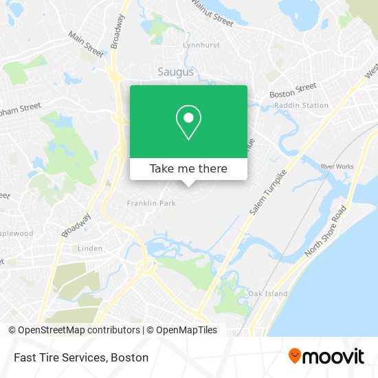 Fast Tire Services map