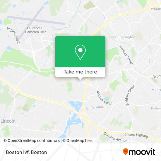 Boston Ivf map