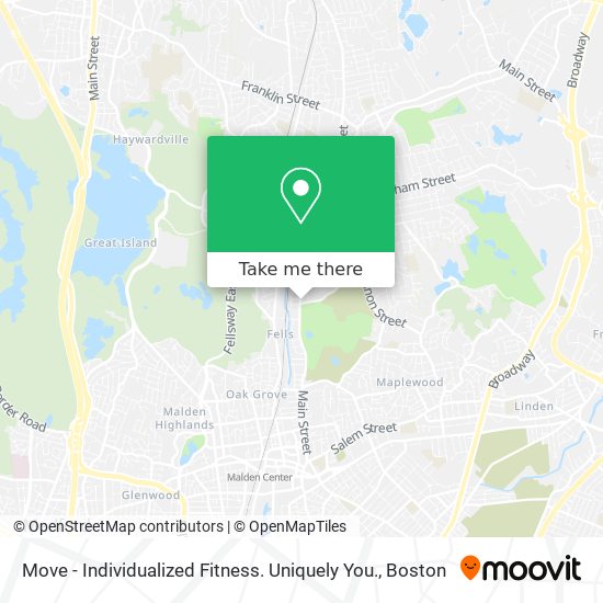 Move - Individualized Fitness. Uniquely You. map