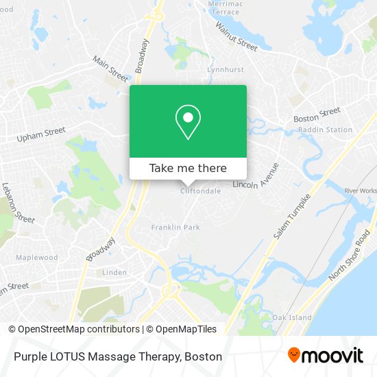 Purple LOTUS Massage Therapy map