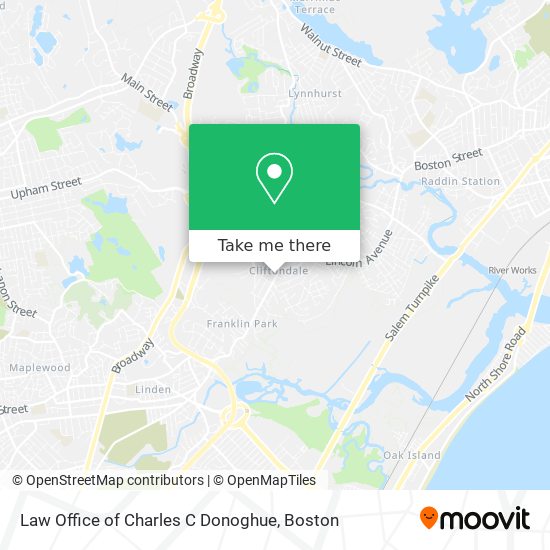 Law Office of Charles C Donoghue map