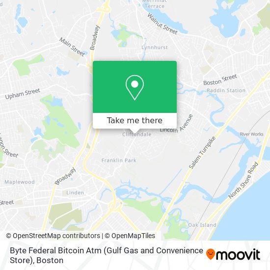 Byte Federal Bitcoin Atm (Gulf Gas and Convenience Store) map