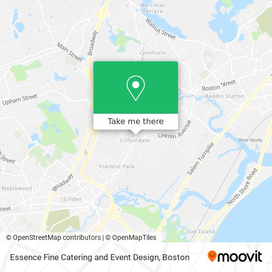 Mapa de Essence Fine Catering and Event Design