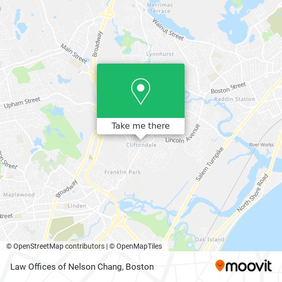 Mapa de Law Offices of Nelson Chang