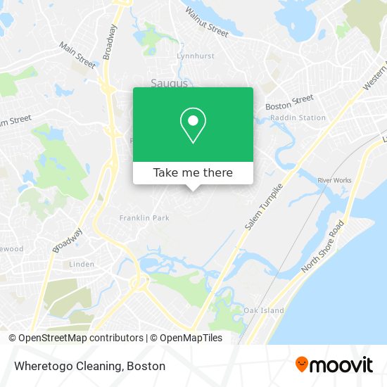 Wheretogo Cleaning map