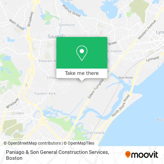 Mapa de Paniago & Son General Construction Services